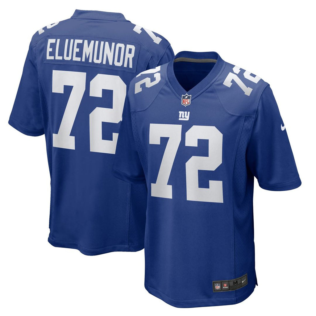 New York Giants Jermaine Eluemunor Nike Royal Team Game Jersey