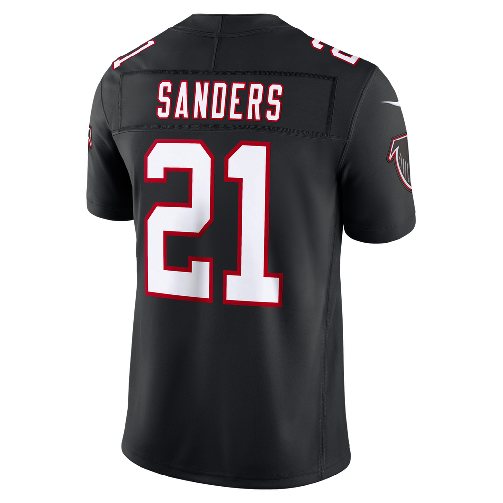 Atlanta Falcons Deion Sanders Nike Black Alternate Throwback Vapor F.U.S.E. Stitched Retired Limited Jersey