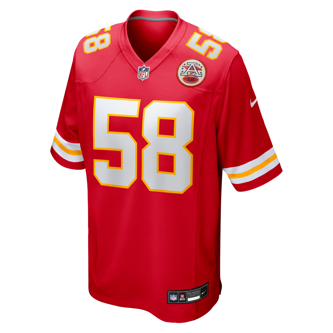 Kansas City Chiefs Derrick Thomas Nike White Retired Player Game Jersey