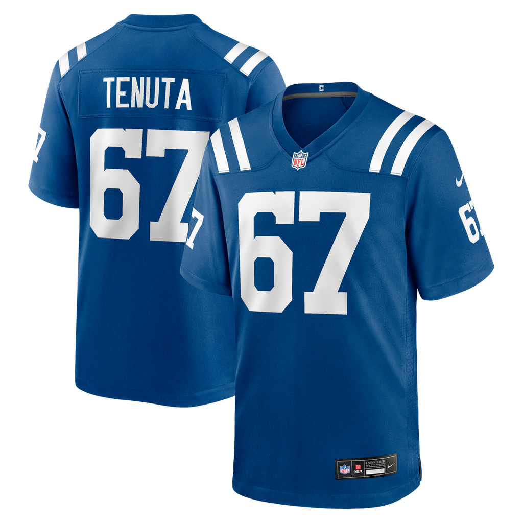 Indianapolis Colts Luke Tenuta Nike Royal Team Game Jersey
