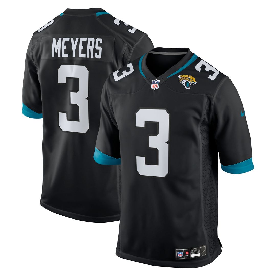 Jacksonville Jaguars Jakobi Meyers Nike Teal Team Game Jersey
