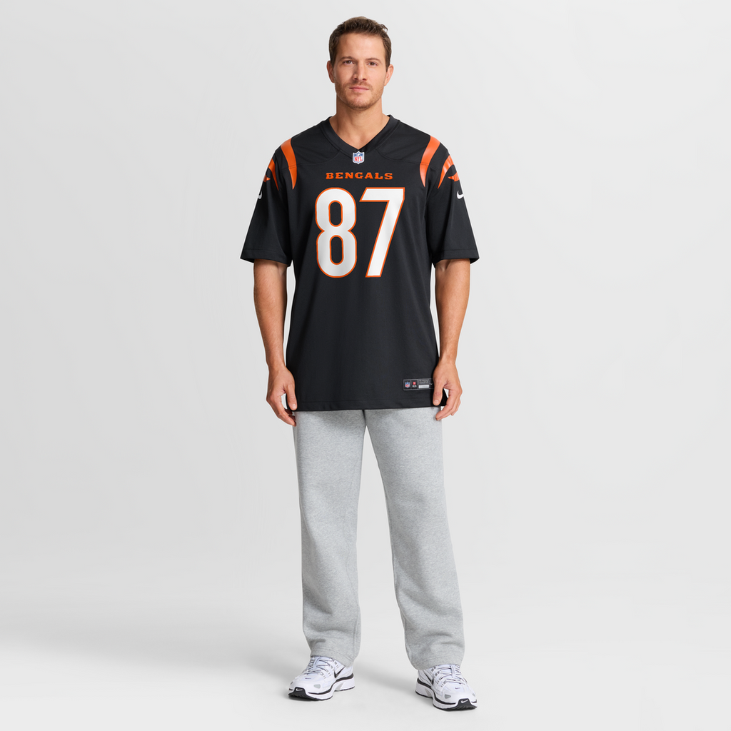Cincinnati Bengals Tanner Hudson Nike Black Home Game Player Jersey