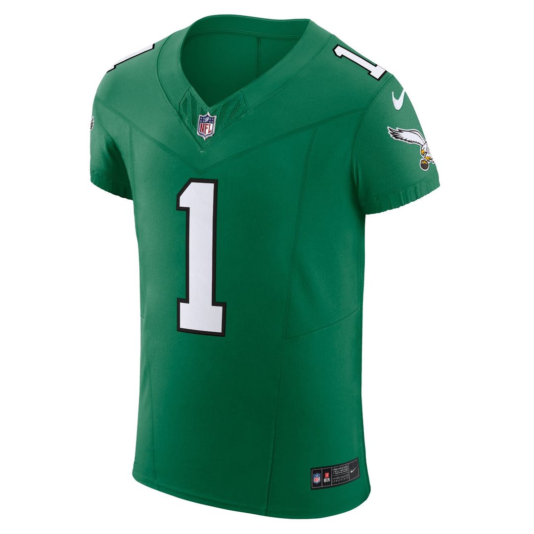Philadelphia Eagles Jalen Hurts Nike Midnight Green Team Vapor F.U.S.E. Elite Jersey