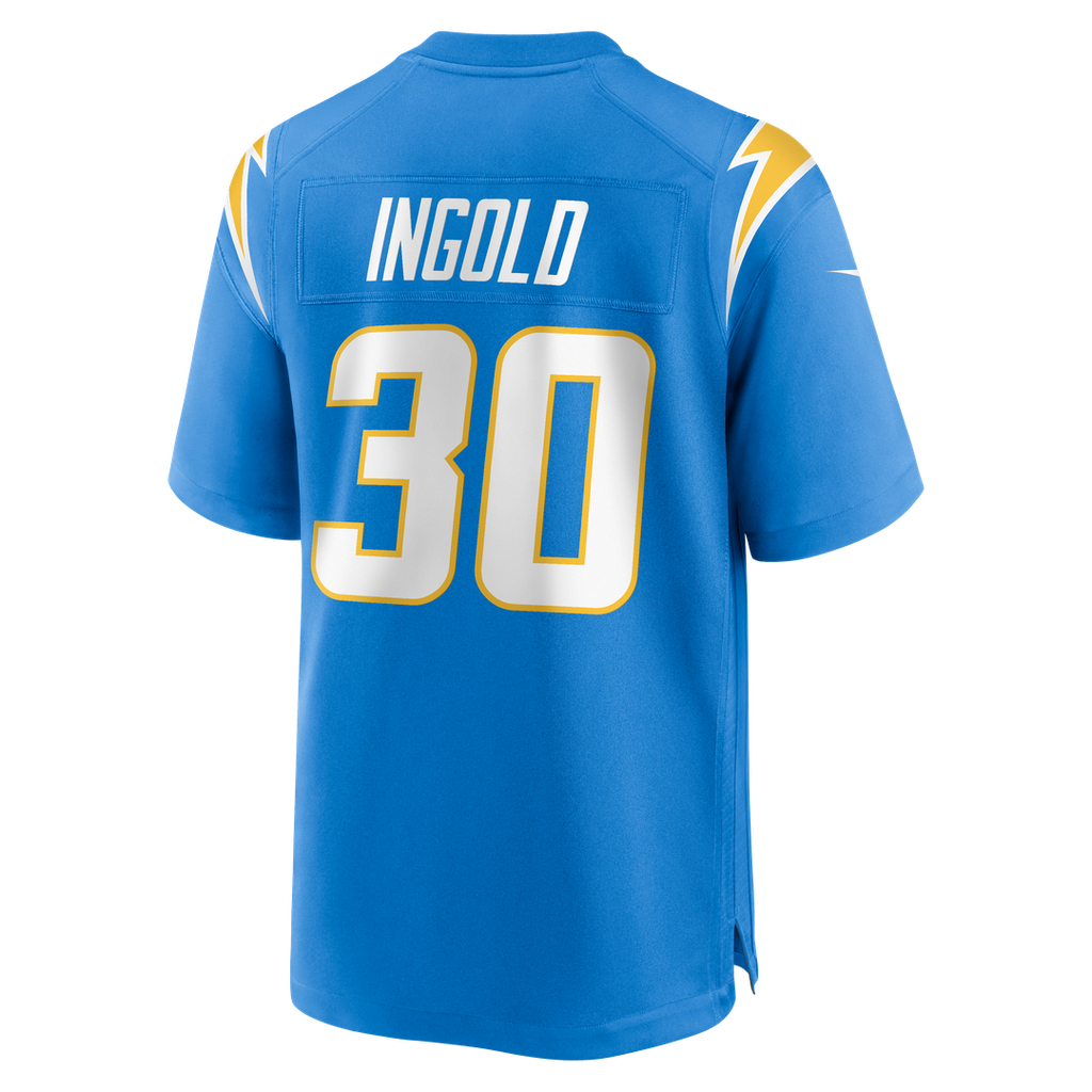 Los Angeles Chargers Alec Ingold Nike Powder Blue Team Game Jersey