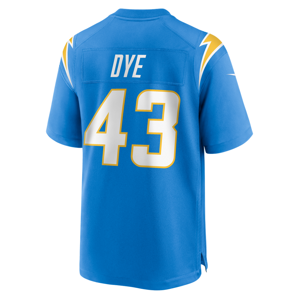 Los Angeles Chargers Troy Dye Nike Powder Blue Game Jersey