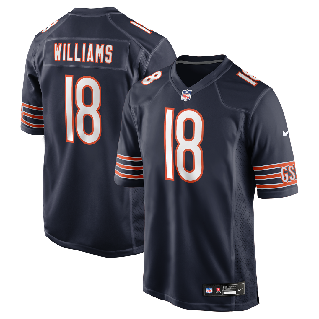 Chicago Bears Caleb Williams Nike Orange Alternate Player Game Jersey