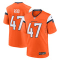 Denver Broncos Karene Reid Nike Orange Team Game Jersey