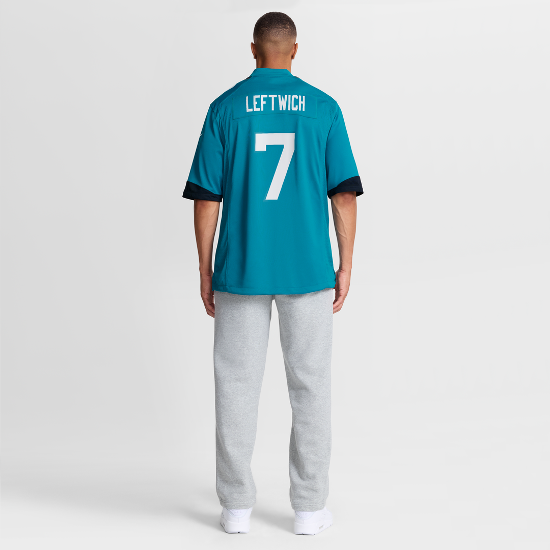 Jacksonville Jaguars Byron Leftwich Nike Black Retired Player Alternate Game Jersey
