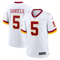 Washington Commanders Jayden Daniels Nike White Game Super Bowl Era Jersey