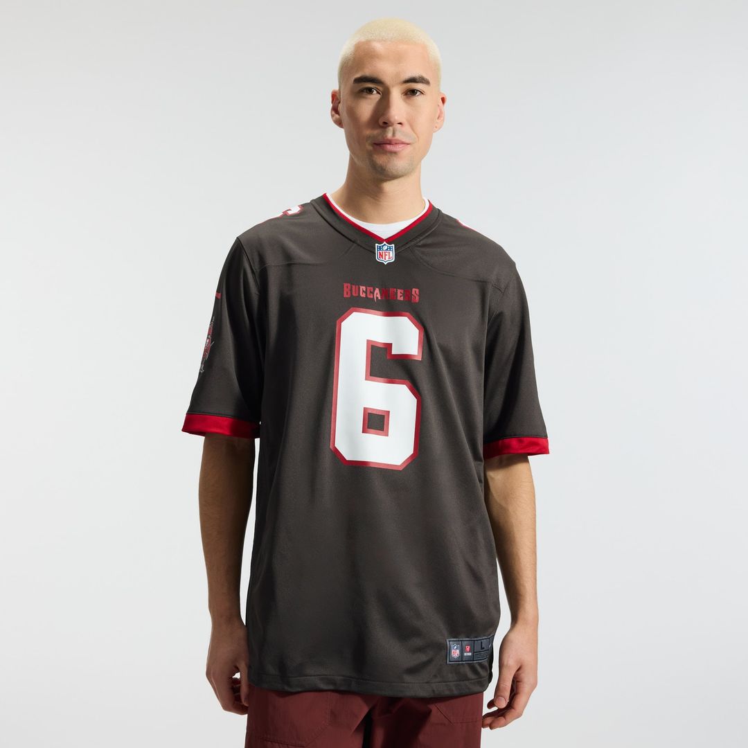 Tampa Bay Buccaneers Baker Mayfield Nike White Away Game Jersey