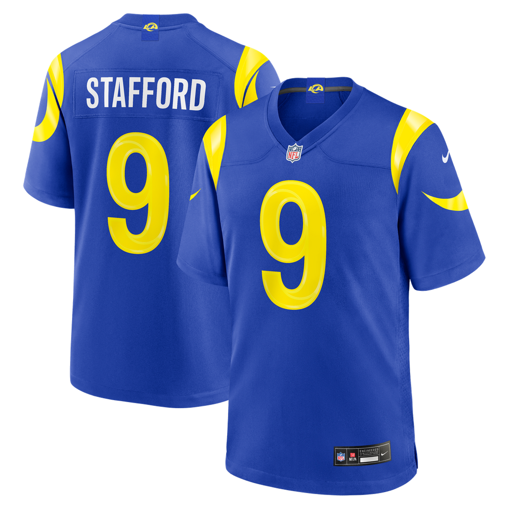 Los Angeles Rams Matthew Stafford Nike Royal Team Game Player Jersey