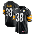Pittsburgh Steelers Mykal Walker Nike Black Team Game Jersey