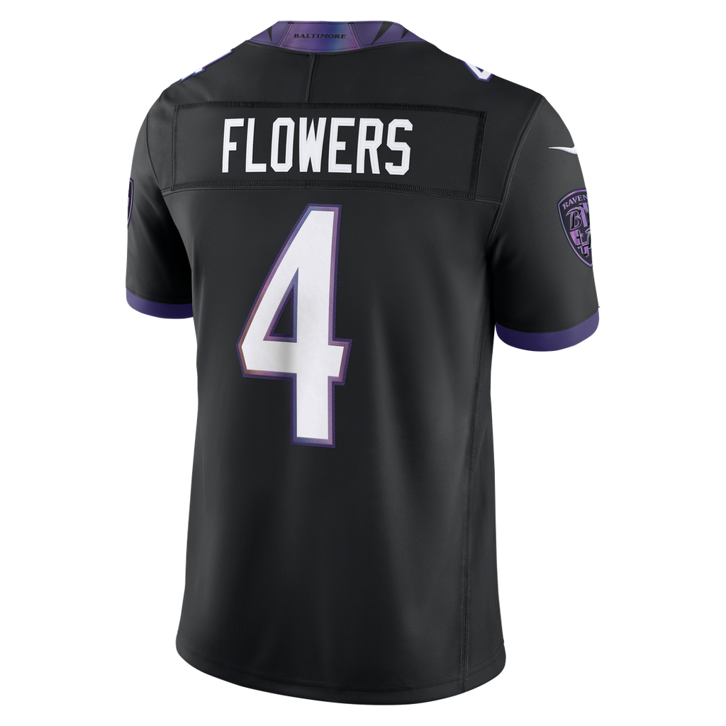 Baltimore Ravens Zay Flowers Nike Purple Team Vapor F.U.S.E. Stitched Limited Jersey