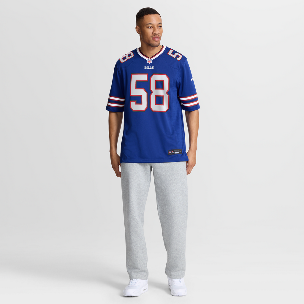 Buffalo Bills Matt Milano Nike Red Alternate Game Jersey