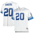 Detroit Lions Barry Sanders Mitchell & Ness White Big & Tall 1996 Retired Player Replica Jersey