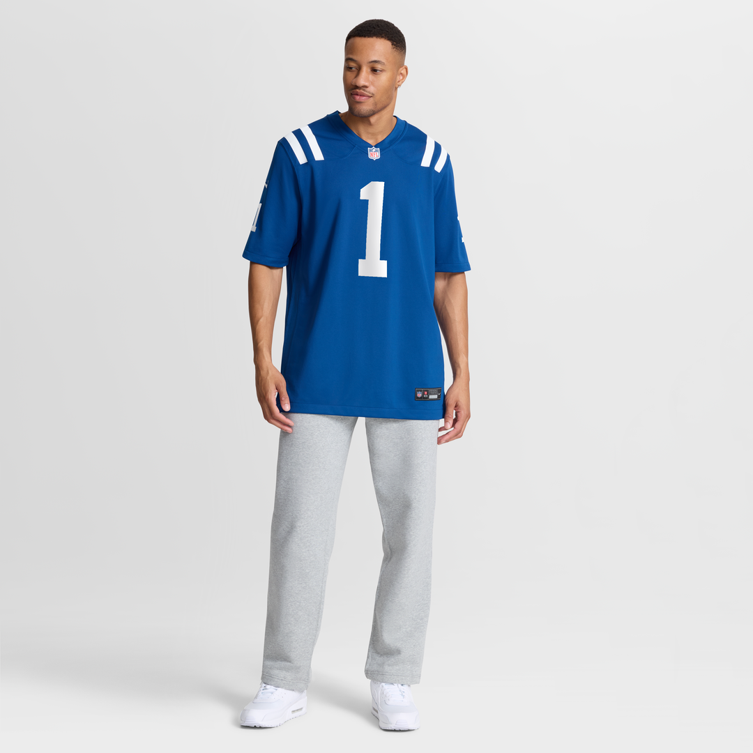 Indianapolis Colts Number 1 Groom Nike Royal Game Jersey