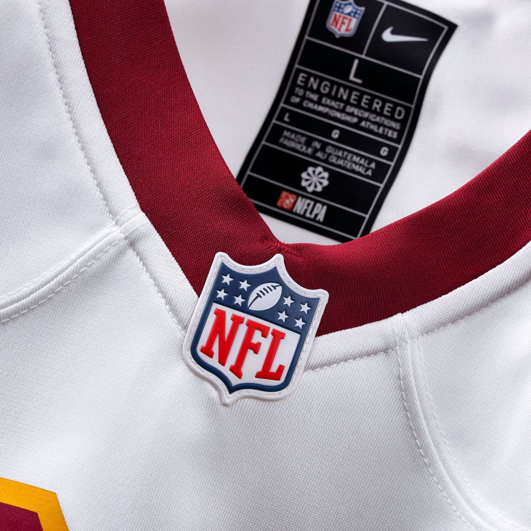 Washington Commanders Jacory Croskey-Merritt Nike White Game Super Bowl Era Jersey