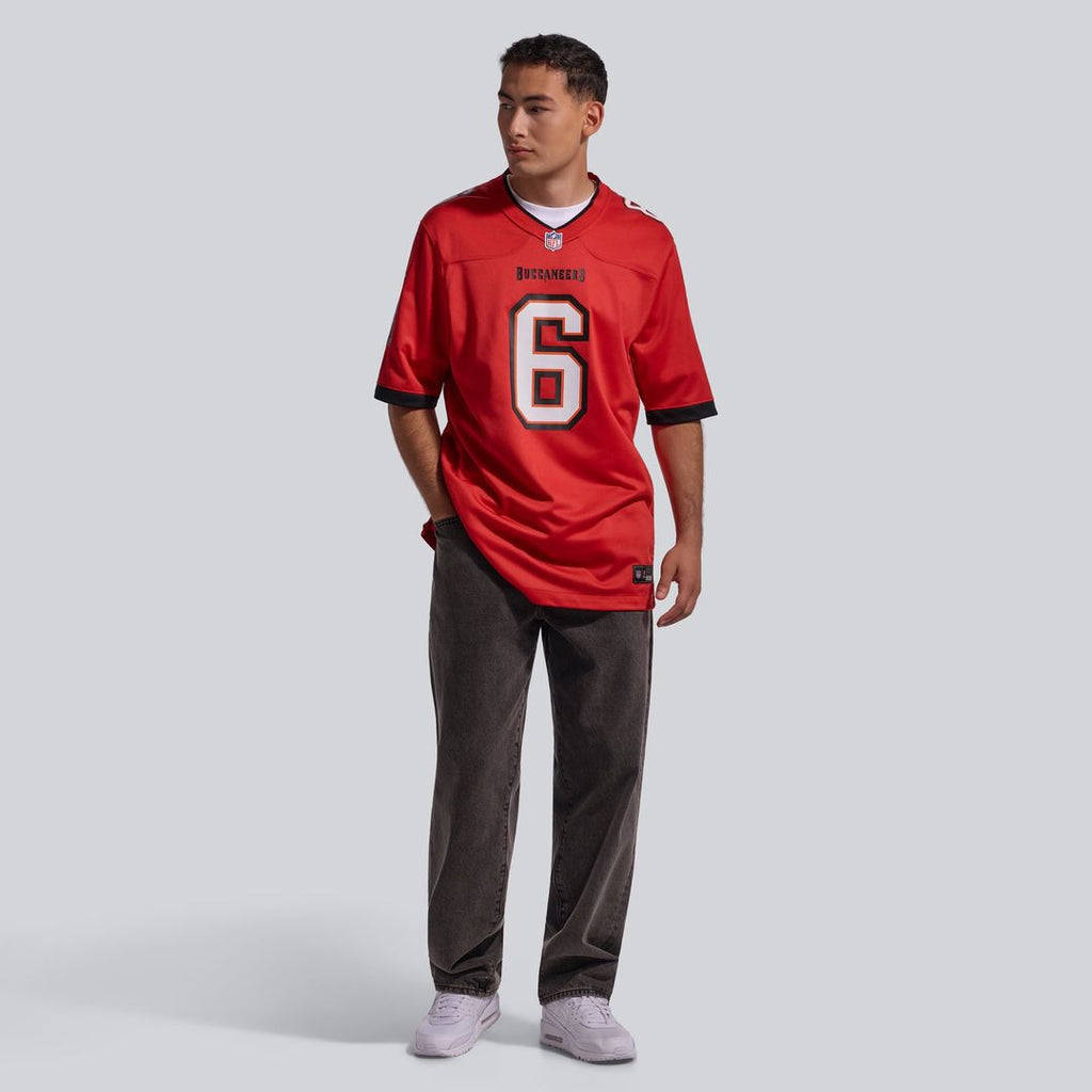 Tampa Bay Buccaneers Baker Mayfield Nike White Away Game Jersey