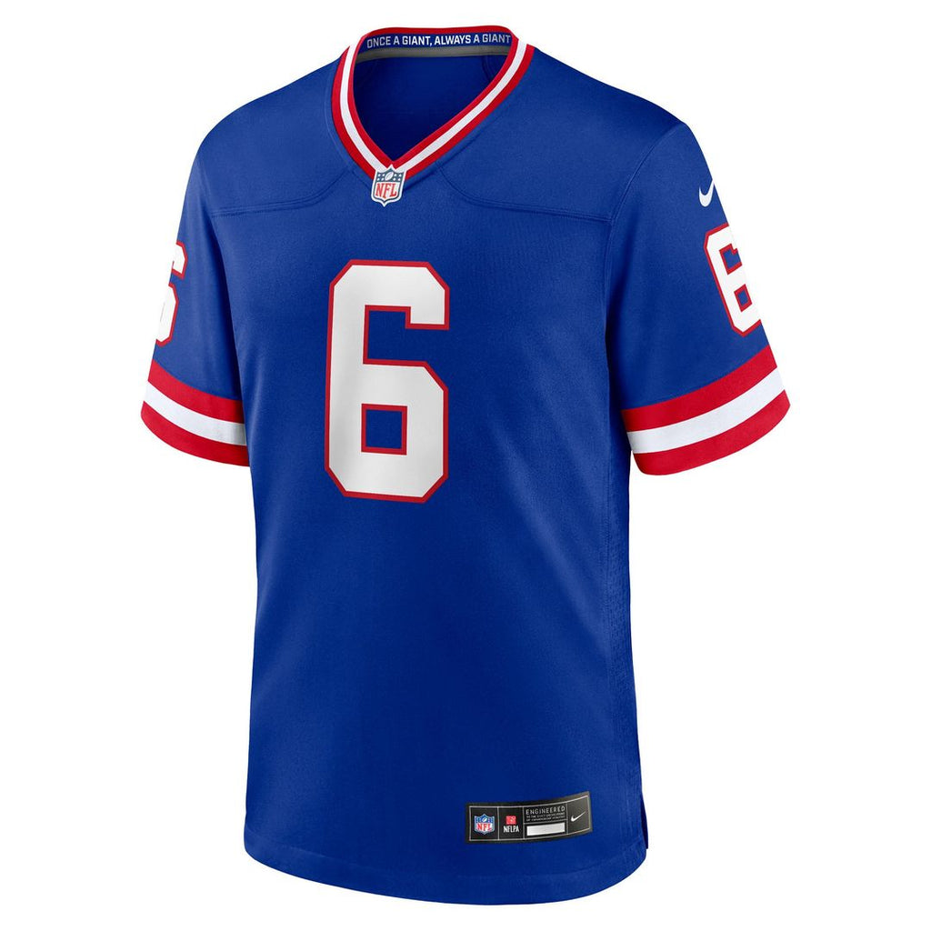 New York Giants Jaxson Dart Nike Royal Alternate 2 Classic Game Jersey