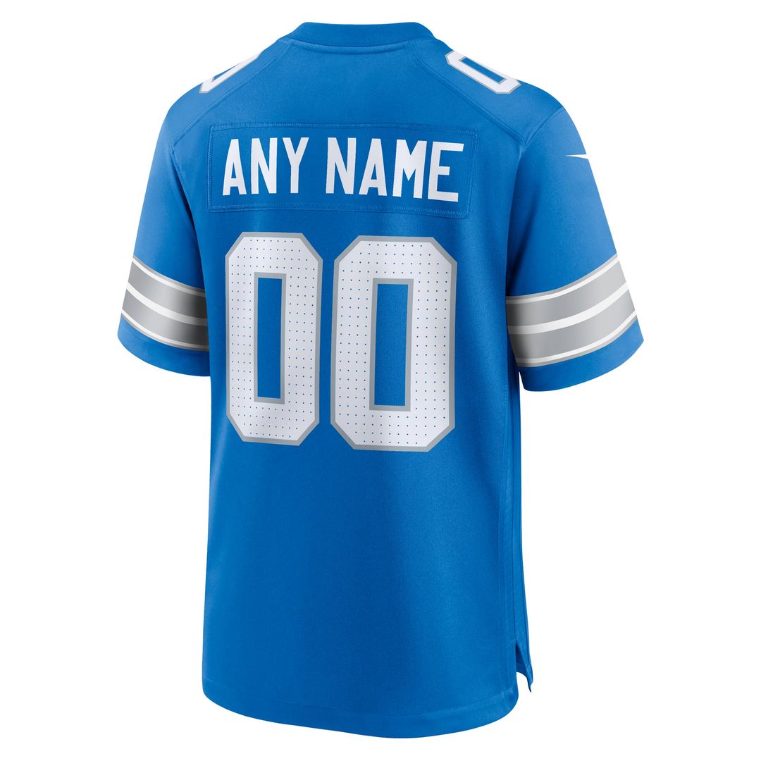 Detroit Lions Nike White Custom Game Jersey