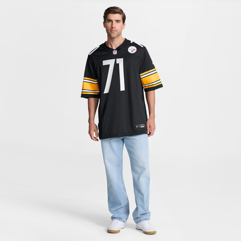 Pittsburgh Steelers Max Iheanachor Nike Black Team Game Jersey