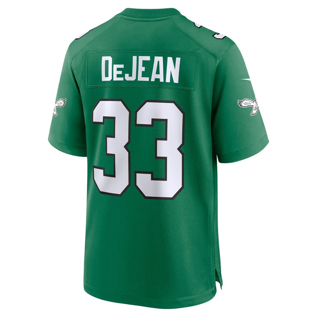 Philadelphia Eagles Cooper DeJean Nike Black Alternate Game Jersey