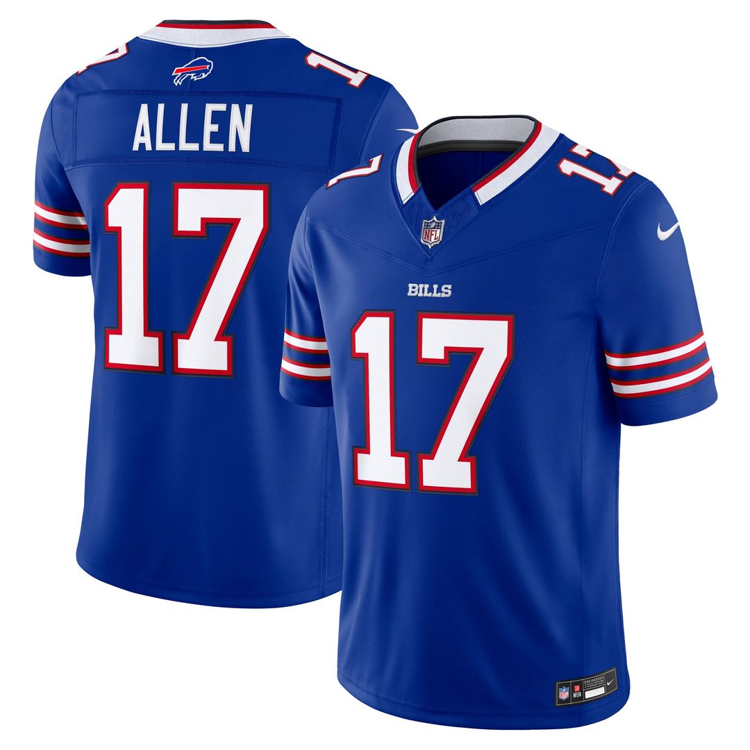 Buffalo Bills Josh Allen Nike White Vapor F.U.S.E. Stitched Limited Jersey