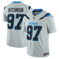 Detroit Lions Aidan Hutchinson Nike Silver 2026 Rivalries Collection Stitched Limited Jersey