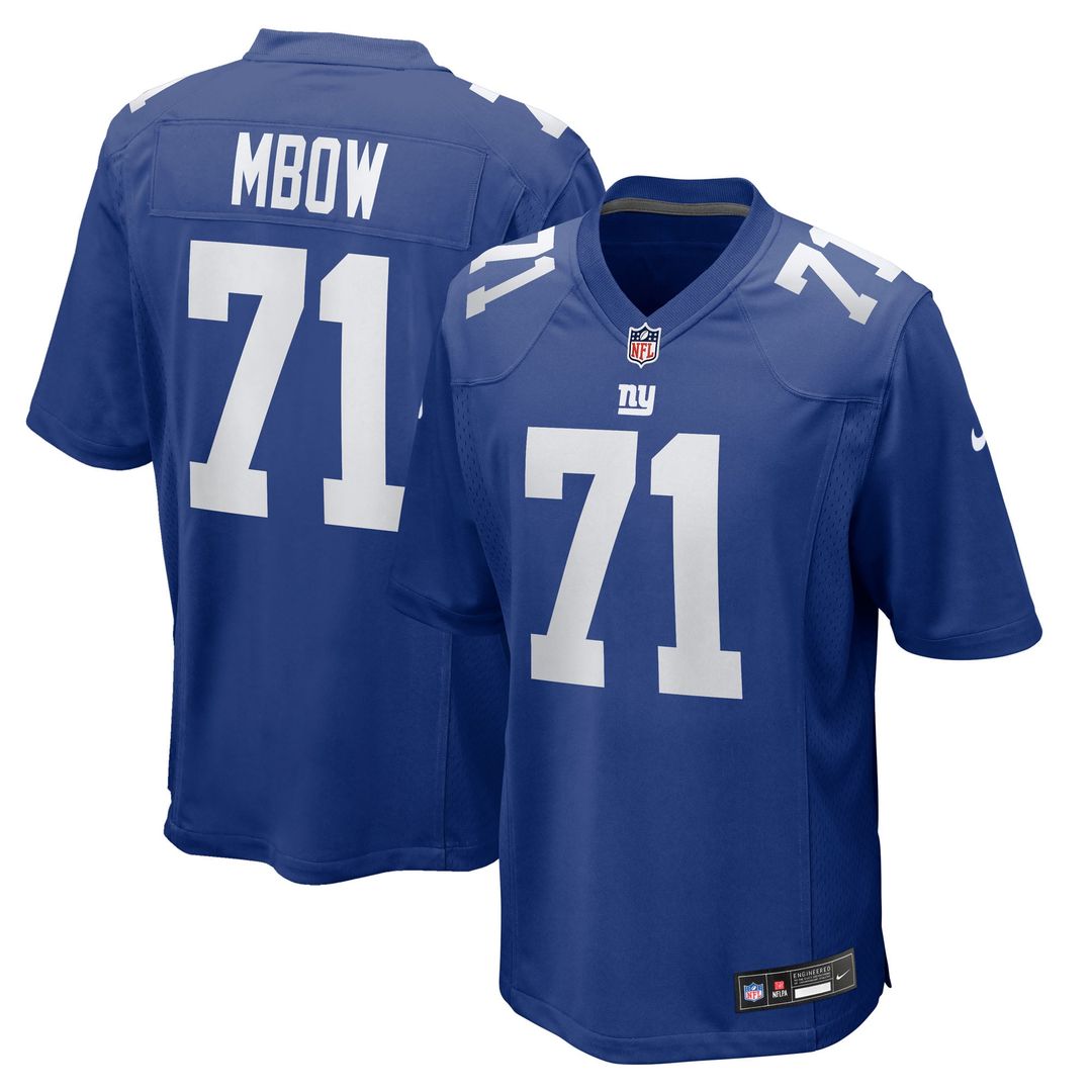 New York Giants Marcus Mbow Nike Royal Team Game Jersey