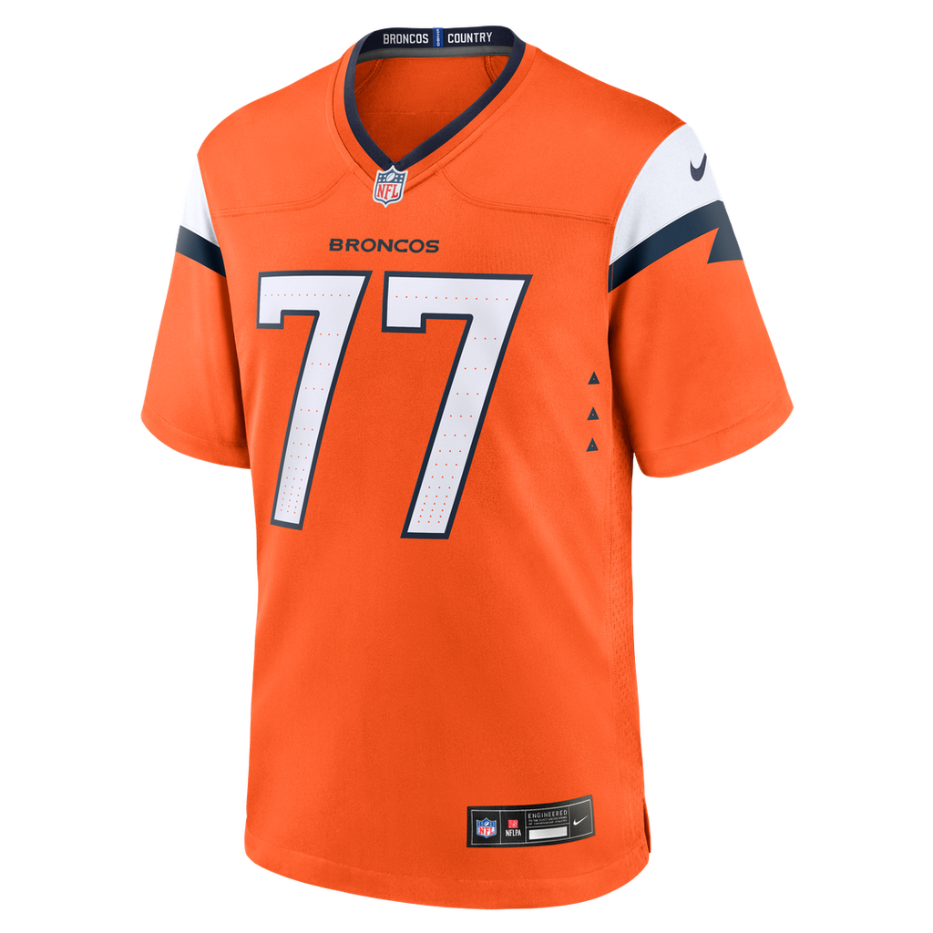 Denver Broncos Quinn Meinerz Nike Orange Team Game Jersey