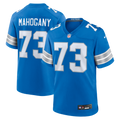 Detroit Lions Christian Mahogany Nike Blue Team Game Jersey