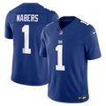 New York Giants Malik Nabers Nike Royal Team Vapor F.U.S.E. Stitched Limited Jersey