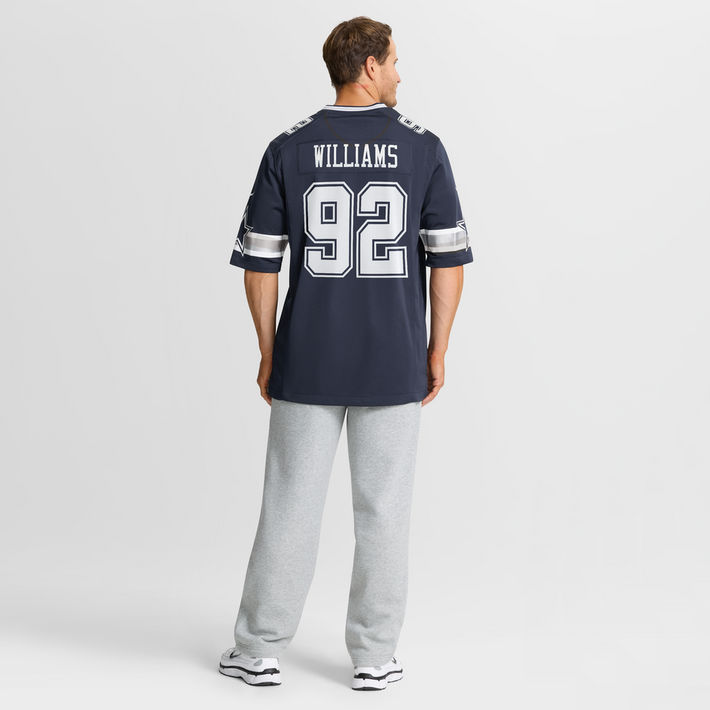 Dallas Cowboys Quinnen Williams Nike Navy Team Game Jersey