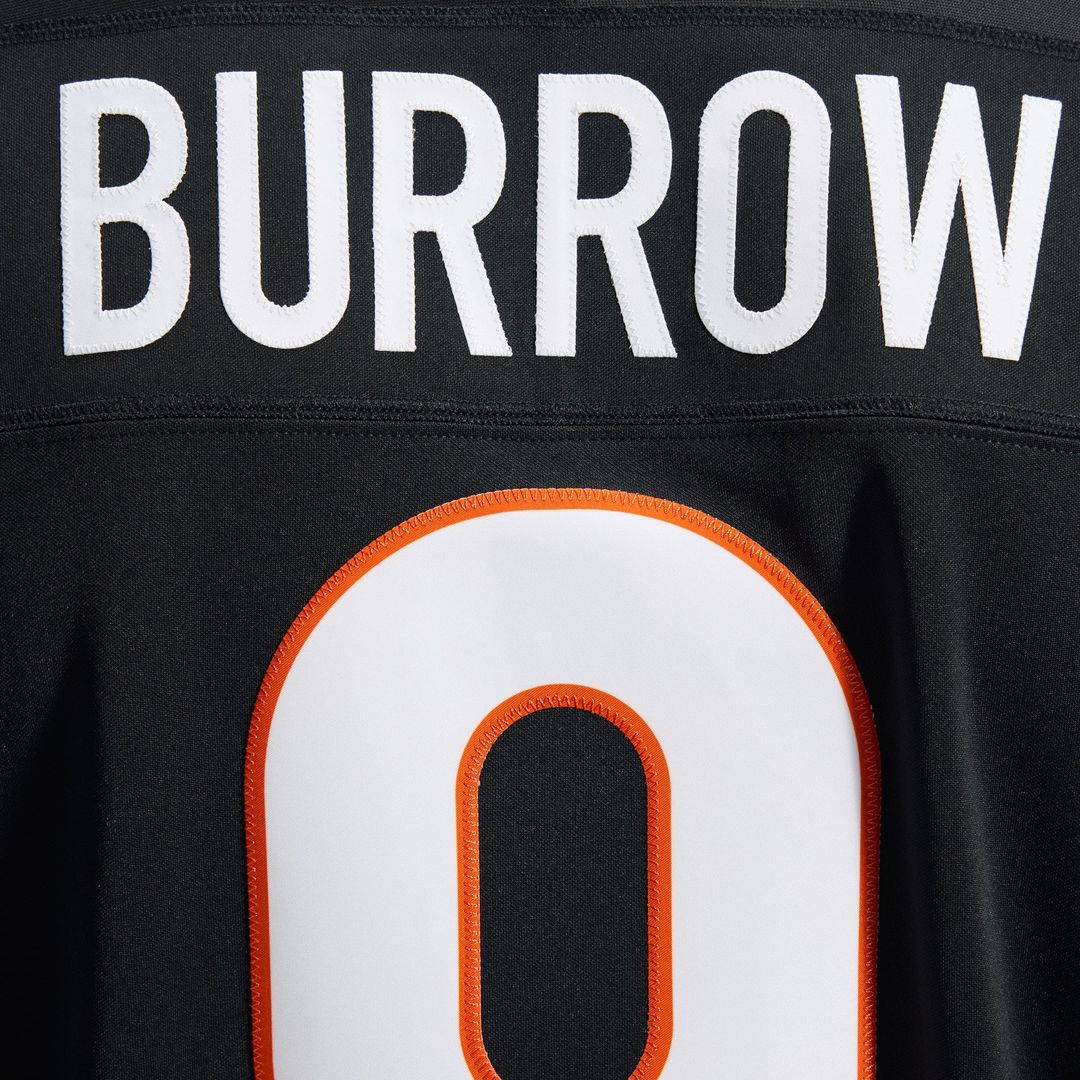 Cincinnati Bengals Joe Burrow Nike Orange Alternate Vapor F.U.S.E. Stitched Limited Jersey