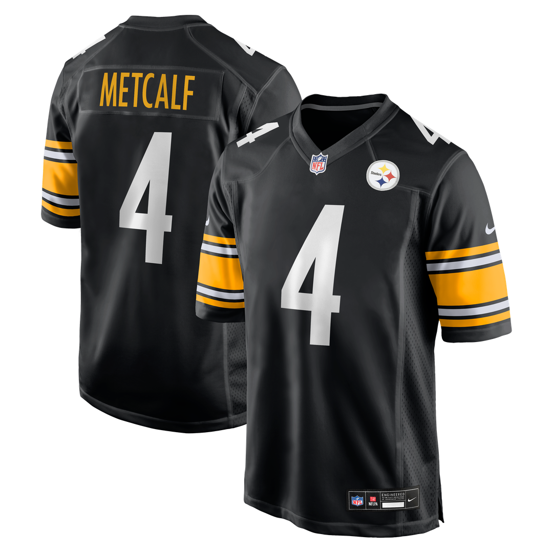 Pittsburgh Steelers DK Metcalf Nike Gold Alternate 1933 Throwback Game Jersey