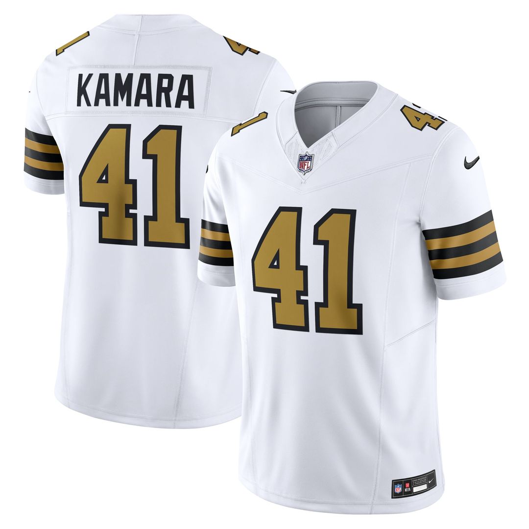 New Orleans Saints Alvin Kamara Nike Black Vapor F.U.S.E. Limited Jersey