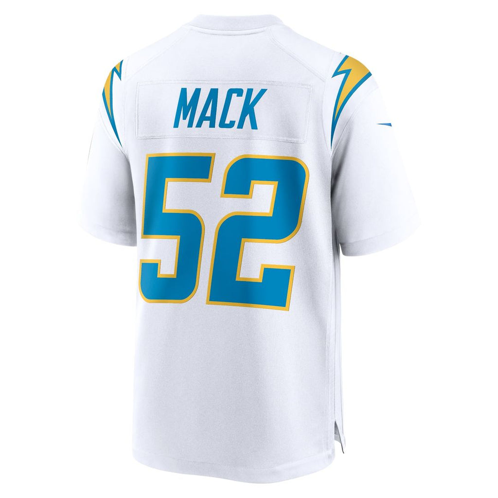 Los Angeles Chargers Khalil Mack Nike White Game Jersey