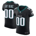 Philadelphia Eagles Nike Black Alternate Vapor F.U.S.E. Elite Custom Jersey