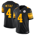 Pittsburgh Steelers DK Metcalf Nike Black Alternate Vapor F.U.S.E. Stitched Limited Jersey