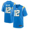 Los Angeles Chargers Derius Davis Nike Powder Blue Team Game Jersey
