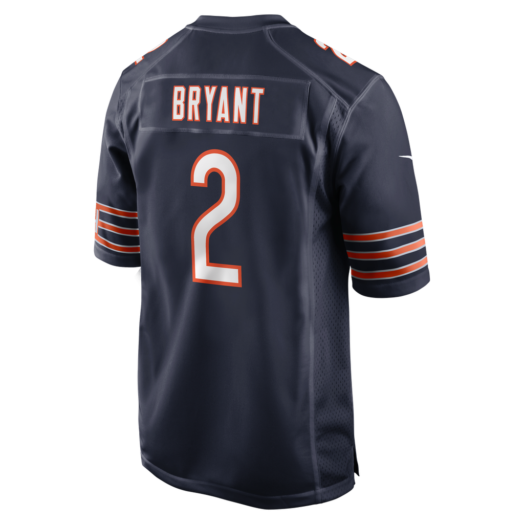 Chicago Bears Coby Bryant Nike Navy Team Game Jersey