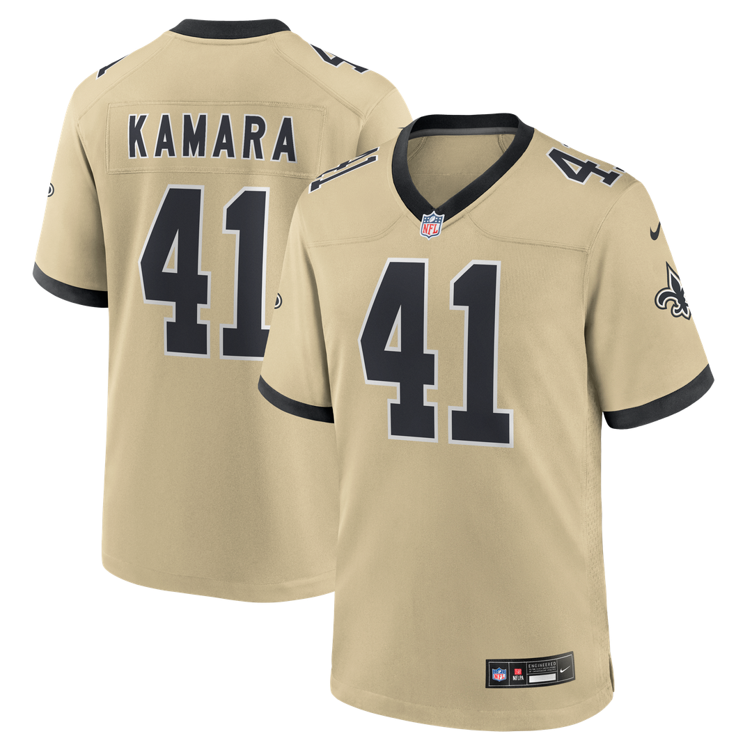 New Orleans Saints Alvin Kamara Nike White Alternate Game Jersey