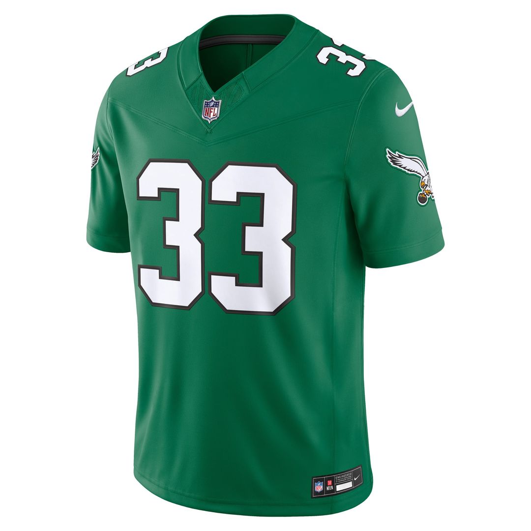 Philadelphia Eagles Cooper DeJean Nike Kelly Green Alternate Vapor F.U.S.E. Stitched Limited Jersey
