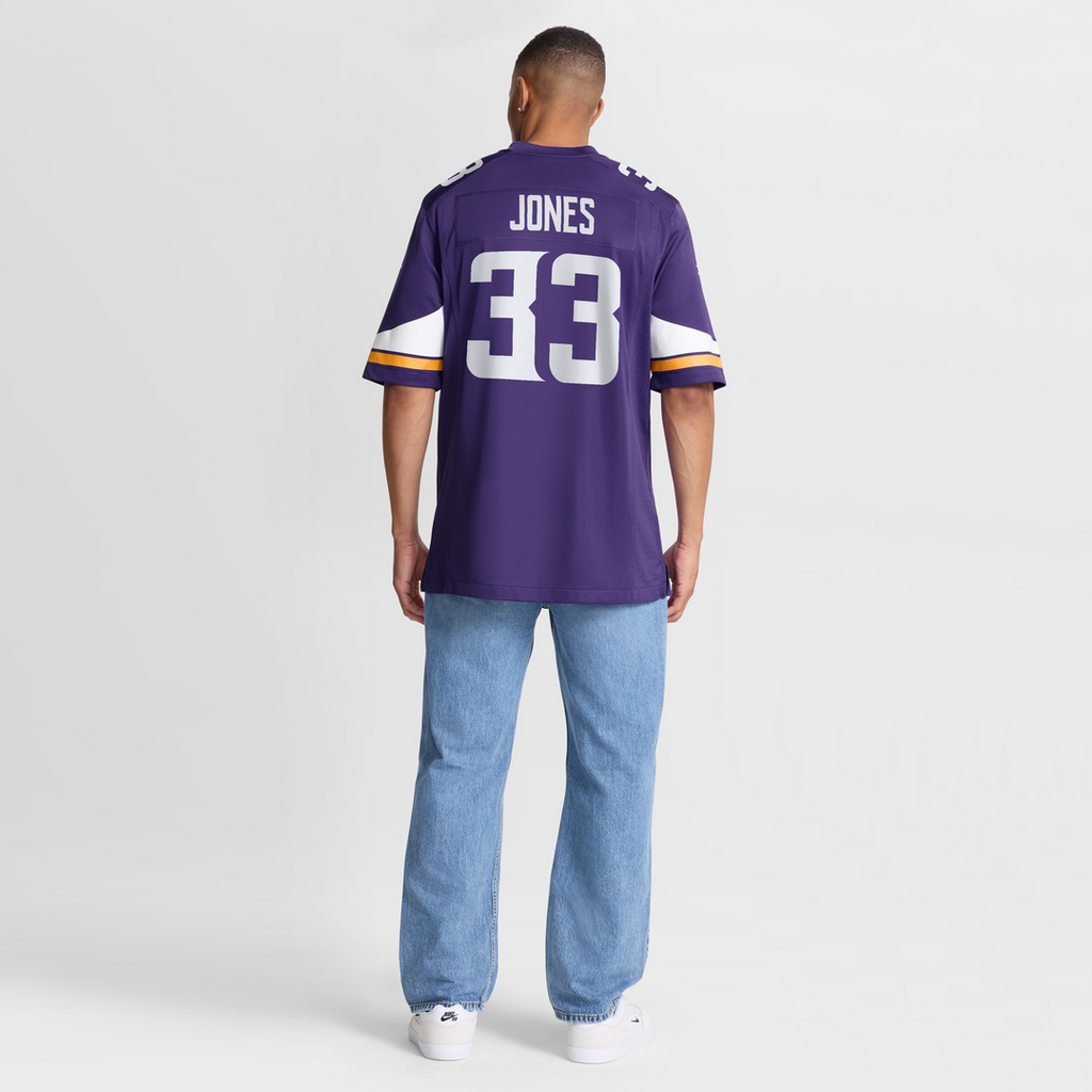 Minnesota Vikings Aaron Jones Nike Purple Game Player Jersey