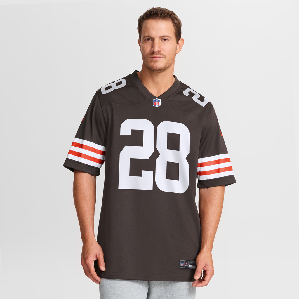 Cleveland Browns Tre Avery Nike Brown Team Game Jersey