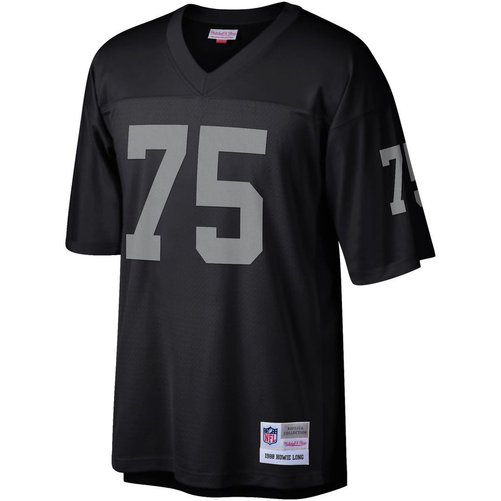 Las Vegas Raiders Howie Long Mitchell & Ness Black Legacy Replica Jersey