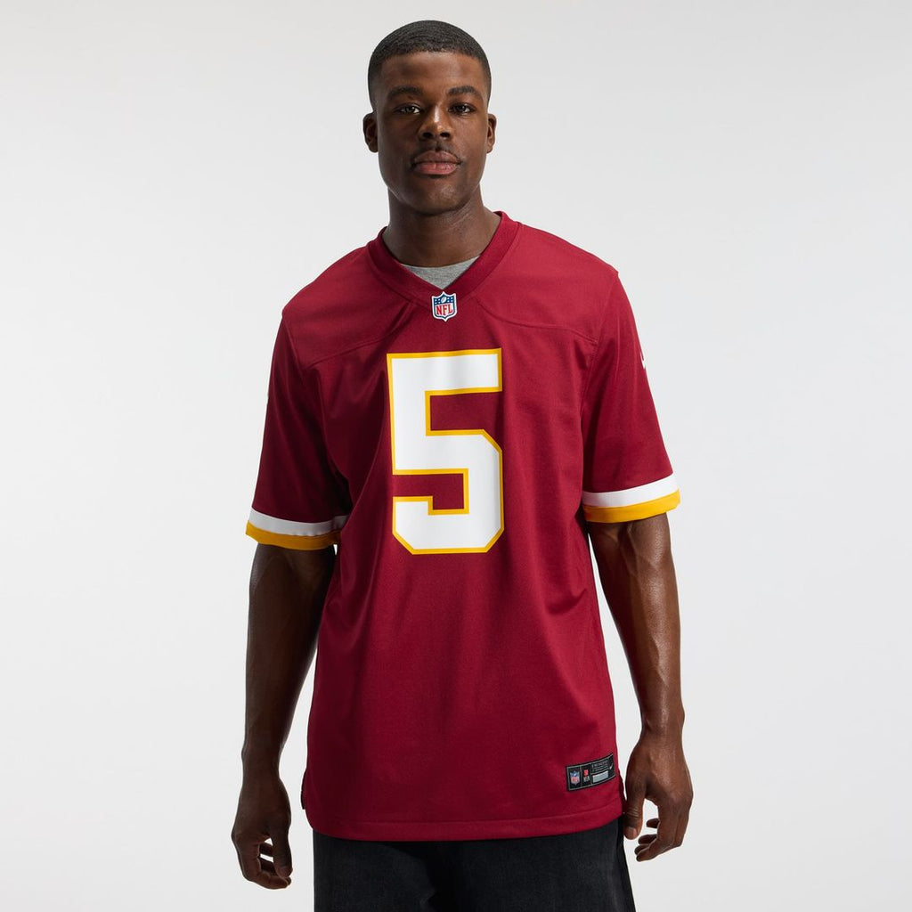 Washington Commanders Jayden Daniels Nike White Game Super Bowl Era Jersey