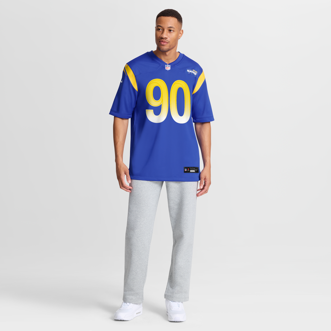 Los Angeles Rams Earnest Brown IV Nike Royal Team Game Jersey