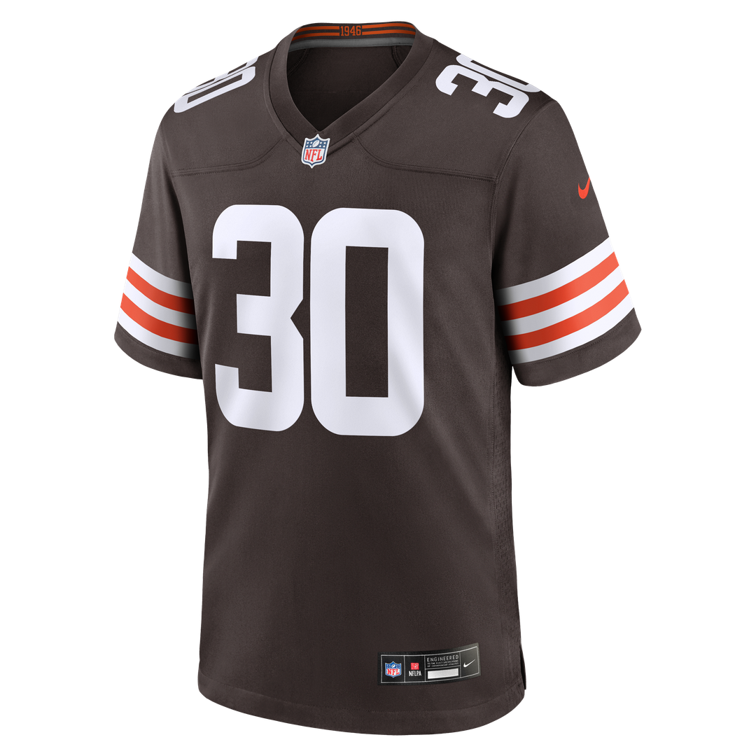 Cleveland Browns Zion Washington Nike Brown Team Game Jersey