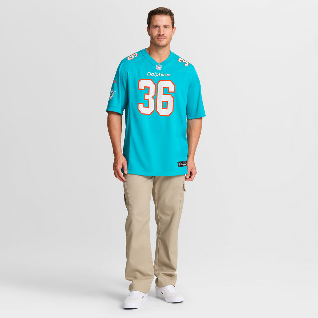 Miami Dolphins Storm Duck Nike Aqua Game Jersey